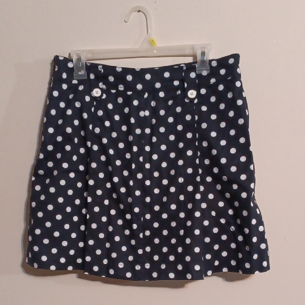 White Stag Black and White Polka Dot Skort